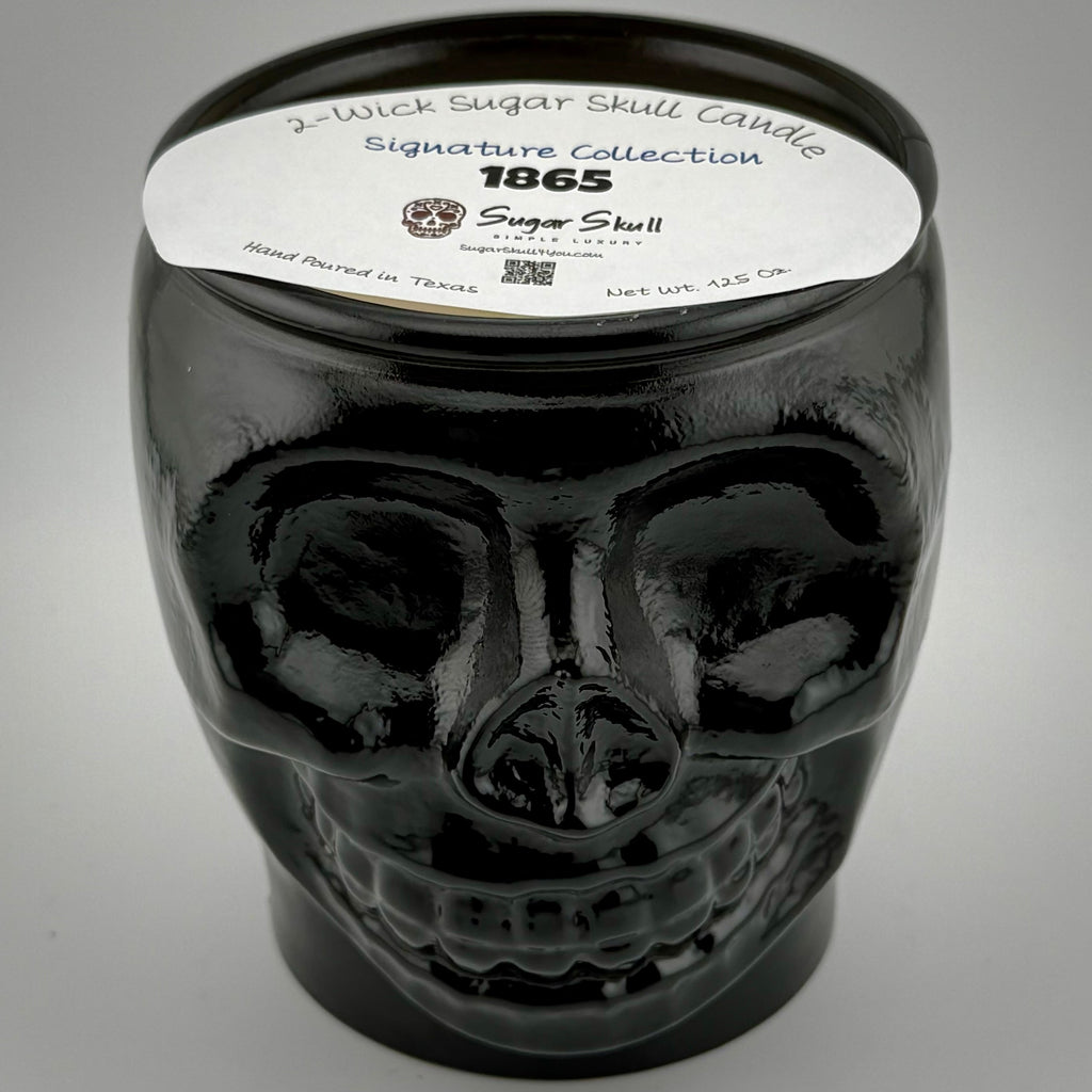 2-Wick Sugar Skull Candles - Signature Scents