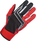 BILTWELL Baja Gloves - Red - XS 1508-0801-301