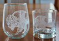 Bison (Buffalo) Laser Engraved Glasses