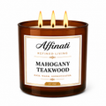 Mahogany Teakwood 3-Wick Candle