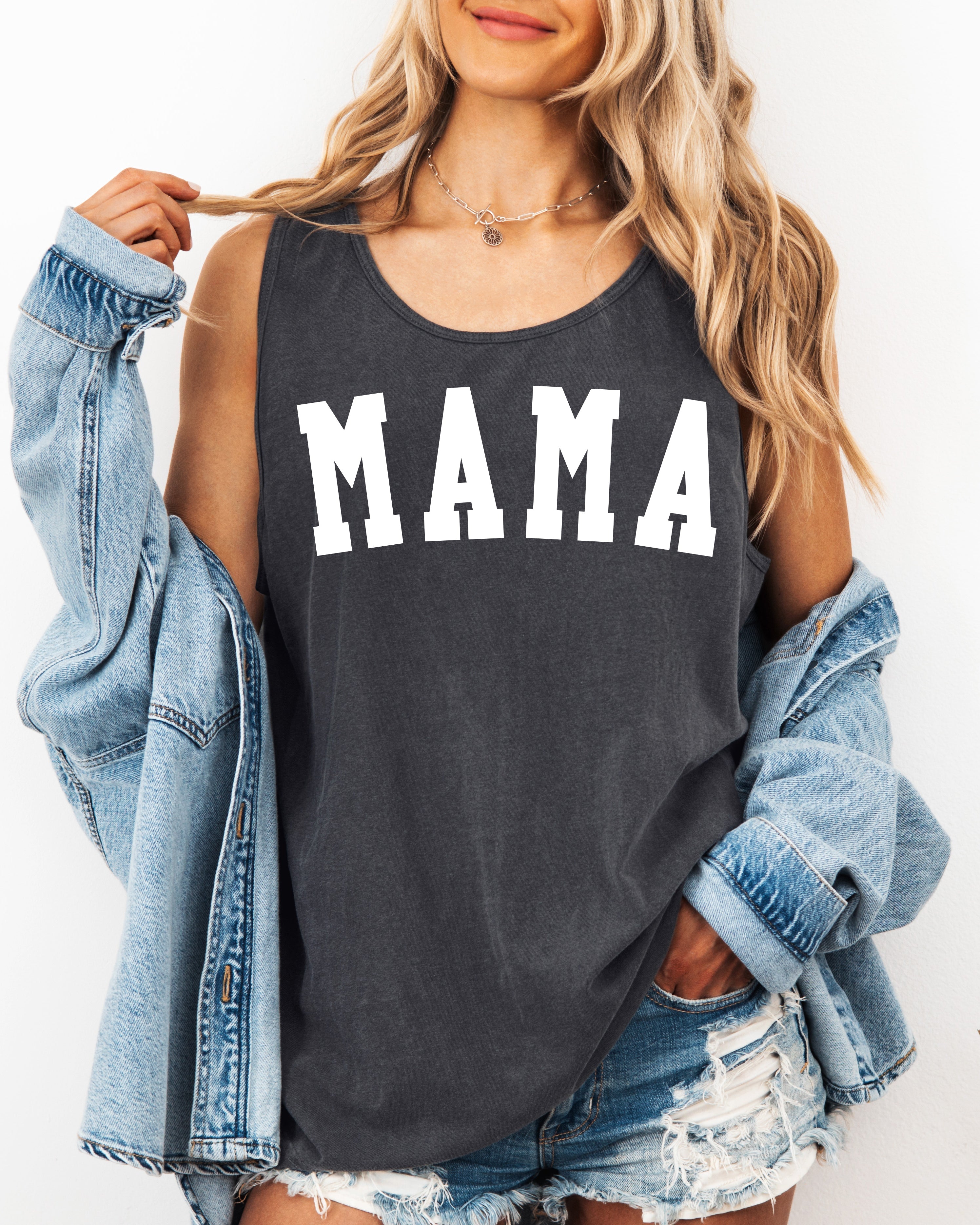 Mama Comfort Colors Tank Top (Condensed)
