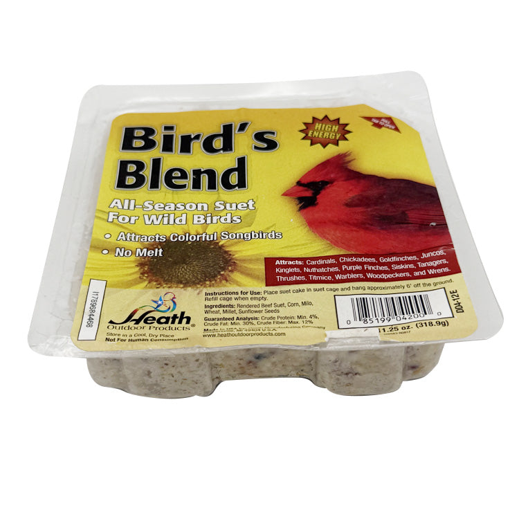 Heath Suet Bird's Blend Bird Food (11.25 oz)